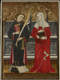 St. Stephen and St. Mary Magdalene by Pere Vall