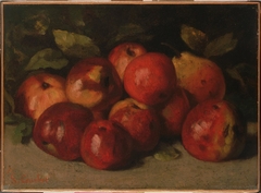 Still Life with Apples and a Pear by Gustave Courbet