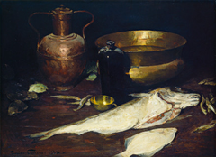 Still Life with Fish by Emil Carlsen