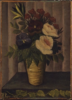 Still Life with Flowers by Henri Rousseau