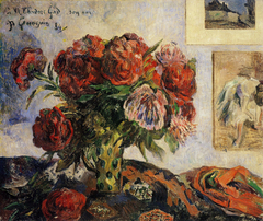 Still Life with Peonies by Paul Gauguin