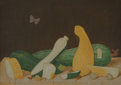 Still Life with Summer Squash by John Wilde