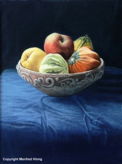 Still with fruitbowl by Manfred Hoenig