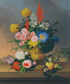 Stillleben mit Blumenstrauß by Johann Knapp