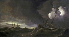 Storm at sea by Willem van de Velde the Younger