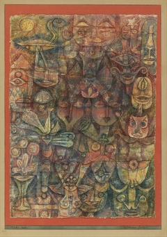 Strange Garden by Paul Klee