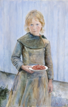 Strawberry girl by Hans Heyerdahl