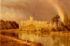 Study of Windsor Castle by Sanford Robinson Gifford