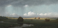 Sudden Showers, Newbury Marshes by Martin Johnson Heade