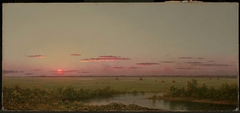 Sunset on Long Beach by Martin Johnson Heade