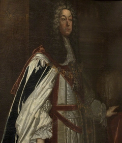 Supposed to be Charles Boyle, 3rd Earl of Cork and 2nd Earl of Burlington (c.1662-1704) in Garter Robes by Anonymous