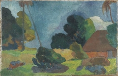 Tahitian Landscape by Paul Gauguin