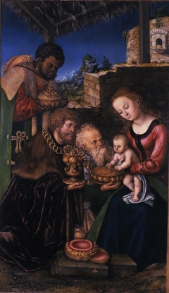 The Adoration of the Magi by Lucas Cranach the Elder