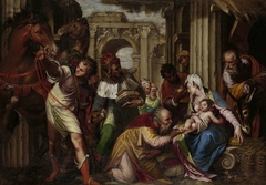 The Adoration of the Magi by Paolo Farinati