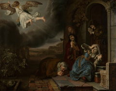 The Angel Taking Leave of Tobit and His Family by Jan Victors