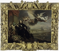 The Apotheosis of Cornelis de Witt, with the Raid on Chatham in the background by Unknown Artist