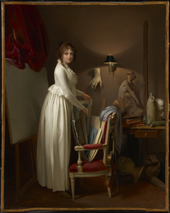 The Artist's Wife in His Studio by Louis-Léopold Boilly