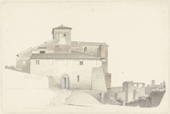 The Basilica of the Santi Quattro Coronati in Rome by Josephus Augustus Knip