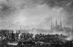 The Battle of Halle, October 17th 1806 by Per Krafft the Younger