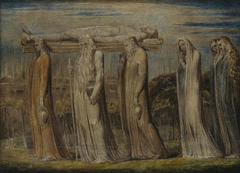 The Body of Christ Borne to the Tomb by William Blake