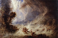 The Commencement of the Deluge by William Westall