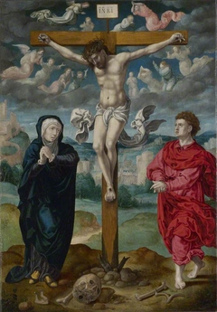 The Crucifixion: Central Panel by Pieter Coecke van Aelst