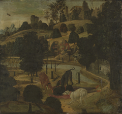 The Death of Actaeon by Jacopo da Sellaio