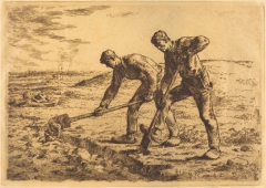 The diggers by Jean-François Millet