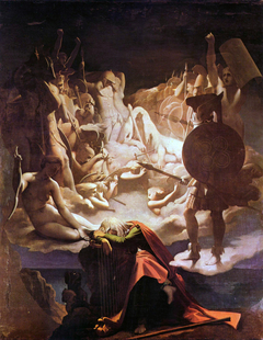 The dream of Ossian by Jean-Auguste-Dominique Ingres