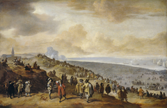 The Embarkation of Charles II at Scheveningen by Johannes Lingelbach