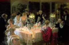 The End of Dinner by Jules-Alexandre Grün