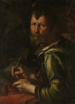 The Evangelist Saint Luke by Joachim Wtewael