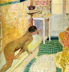 The Exit of the bath by Pierre Bonnard