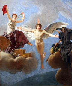 The Genius of France between Freedom and Death by Jean-Baptiste Regnault