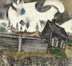 The House in Grey by Marc Chagall