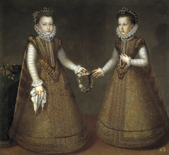 The Infantas Isabel Clara Eugenia and Catalina Micaela by Alonso Sánchez Coello