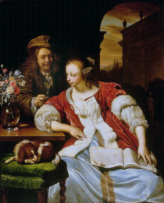 The interrupted song by Frans van Mieris the Elder