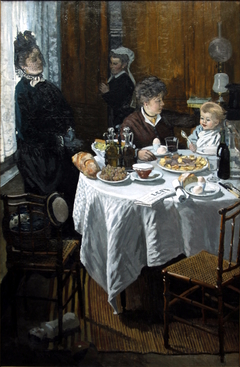 The Luncheon by Claude Monet