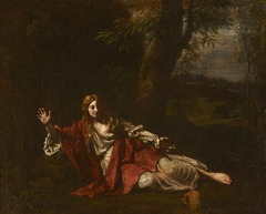 The Penitent Magdalen in a Landscape by Anonymous