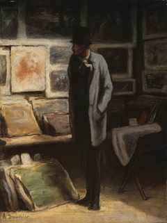 The Print Collector by Honoré Daumier