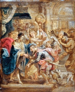 The Reconciliation of King Henry III and Henry of Navarre by Peter Paul Rubens