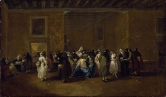 The Sala grande of the Ridotto, Palazzo Dandolo, S. Moisè by Giovanni Antonio Guardi