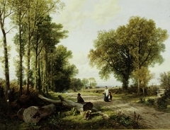 The Sunday Morning Walk by Frederick William Hulme