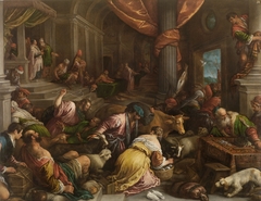 The Traders Cast out of the Temple by Francesco Bassano the Younger