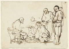 The Washing of the Feet by Rembrandt