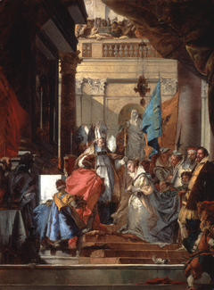 The Wedding of Frederick Barbarossa to Beatrice of Burgundy by Giovanni Domenico Tiepolo