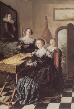 Three Women at a Virginal by Jan Miense Molenaer