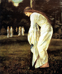 Saint George and The Dragon. The Princess Tied to the Tree by Edward Burne-Jones