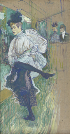 Jane Avril Dancing (Jeanne avril dansant) by Henri de Toulouse-Lautrec