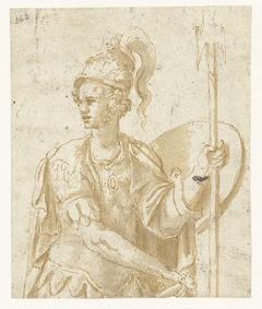 Veldheer in antieke dracht by Giulio Romano